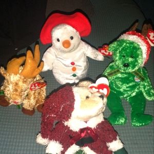 Collection of Holiday Beanie Babies